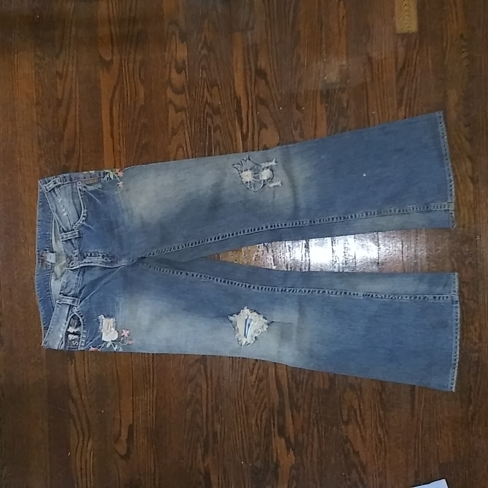 Silver jeans